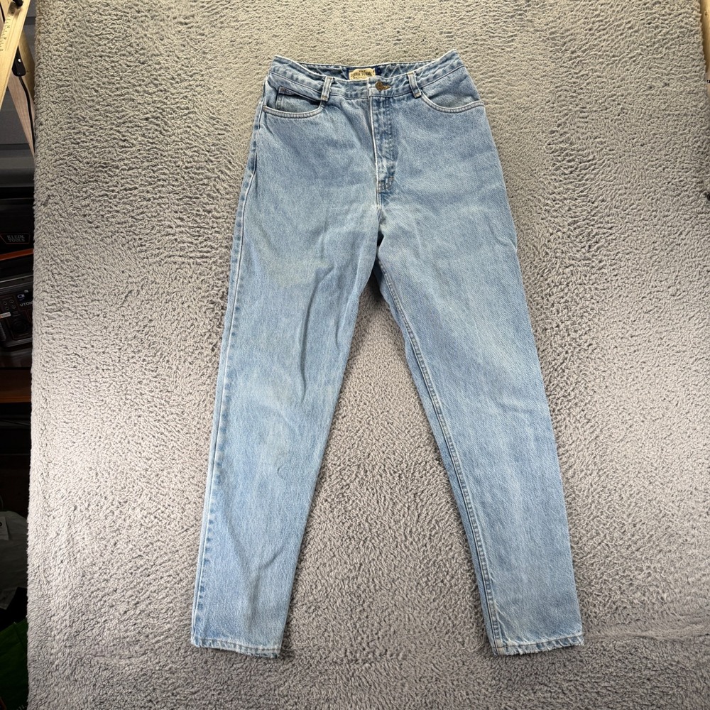 Vintage Ruff Hewn Jeans Womens 10 Blue Cotton Denim Tapered Workwear Travel USA